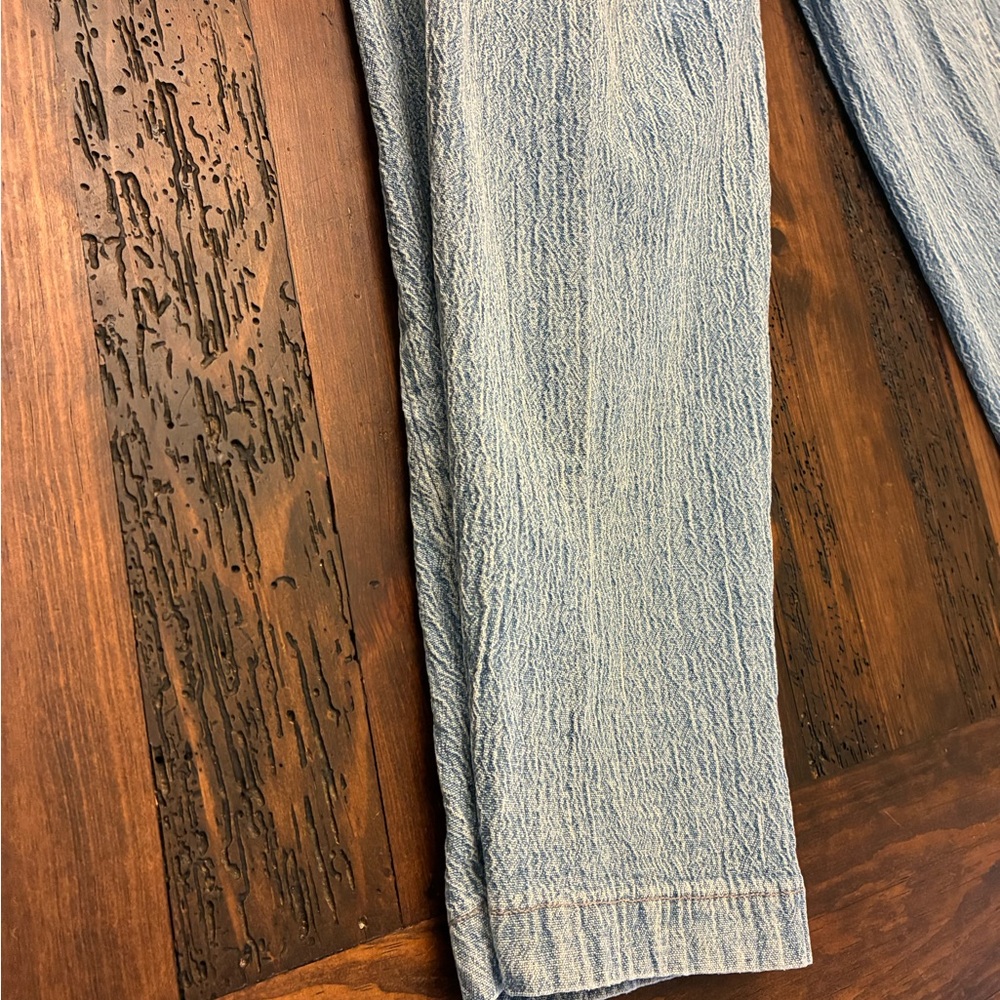 80s Sasson High-Waisted Jeans Triple Buckle Adjustable Leg Straight Wide Tapered - Picture 6 of 6